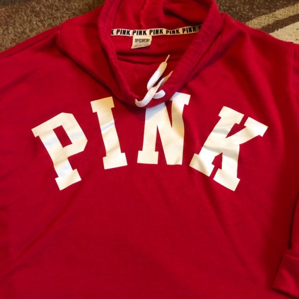 PINK Everyday Lounge Cowl Neck Pullover - Used